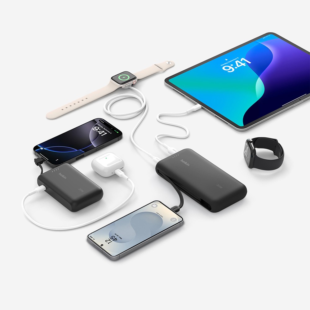 Belkin BoostCharge PowerBank 20K Integriertes Kabel