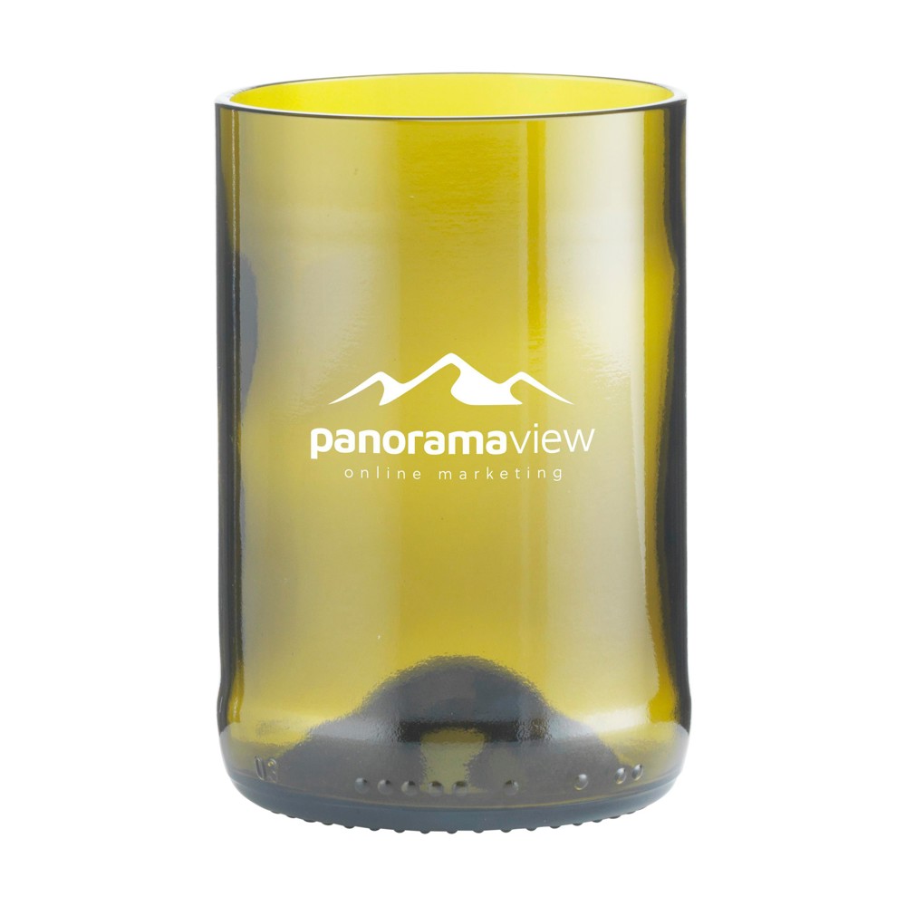 Rebottled® Tumbler 400 ml Trinkglas - braun